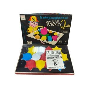1970s Kohner Bros Kwazy Quilt Puzzle Game #117